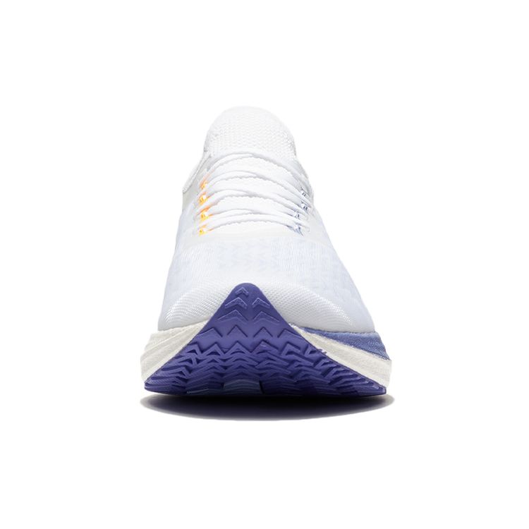 Li Ning Feidian Discovery Comfortable Fabric TPU Shock Absorption Non-Slip Wear-Resistant Low-Top Running Shoes Men Sneaker Standard-White ARMS015-2