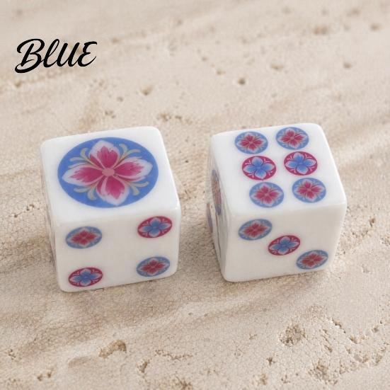Board Game Dice Game Portable Mahjong Decorative Set 2Pcs 25MM for Table Casino Theme Party Mah Jongg Accessories Gift