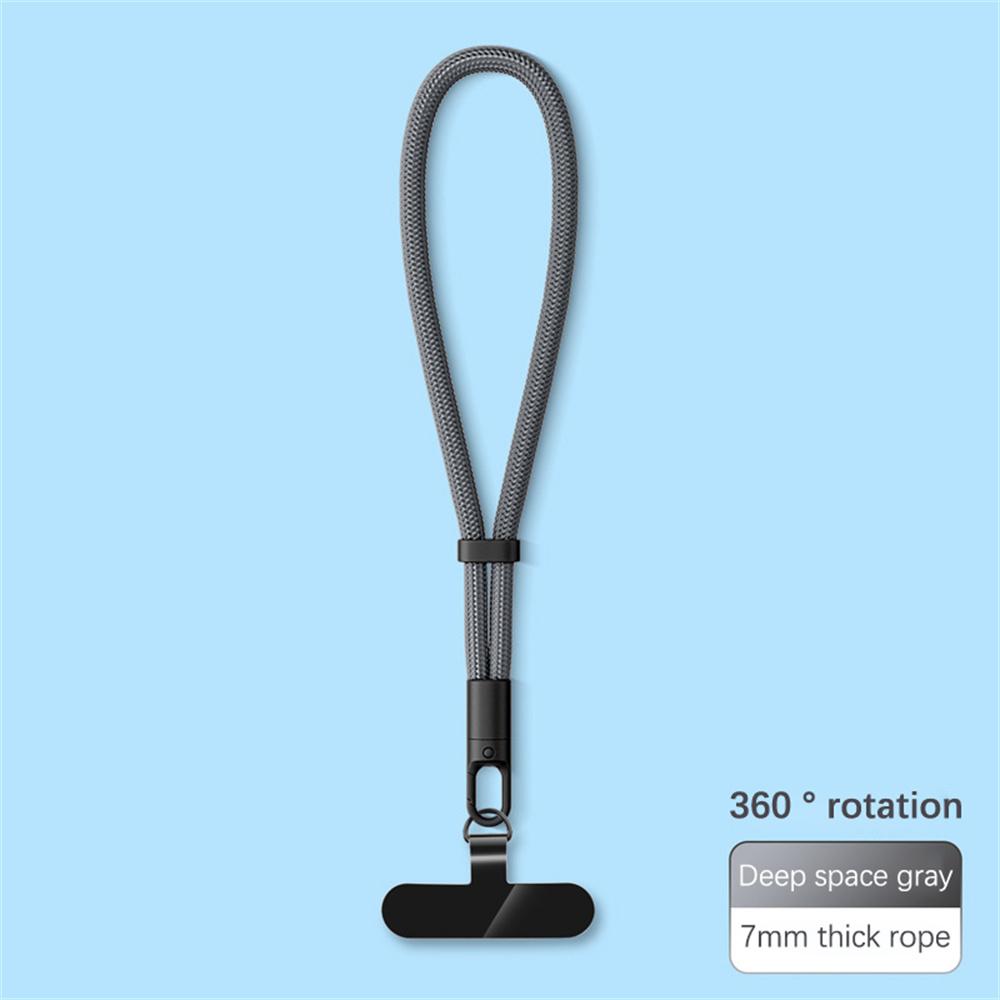 Anti-drop Mobile Phone Lanyard Universal Adjustable Short Wrist Straps with Self-locking Design Durable Polyester Phone Strap