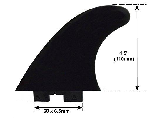 Tıkla Kanat 4.5" 110mm Şişme SUP Nehir için Tıkla Kanatlar