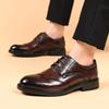 Herren Brogue Business Lederschuhe Klassischer Retro eleganter Stil Arbeit Büro Schwarz braun Anzug Erwachsenen Luxusschuhe Neu Vielseitig