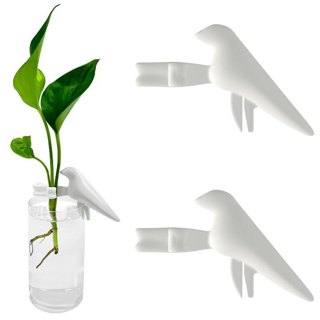 Bird Shape Plant Stem Support Holder 11.6x8x4cm Hydroponic Propagation Station for Vining Plants African Violets Bamboo Rose