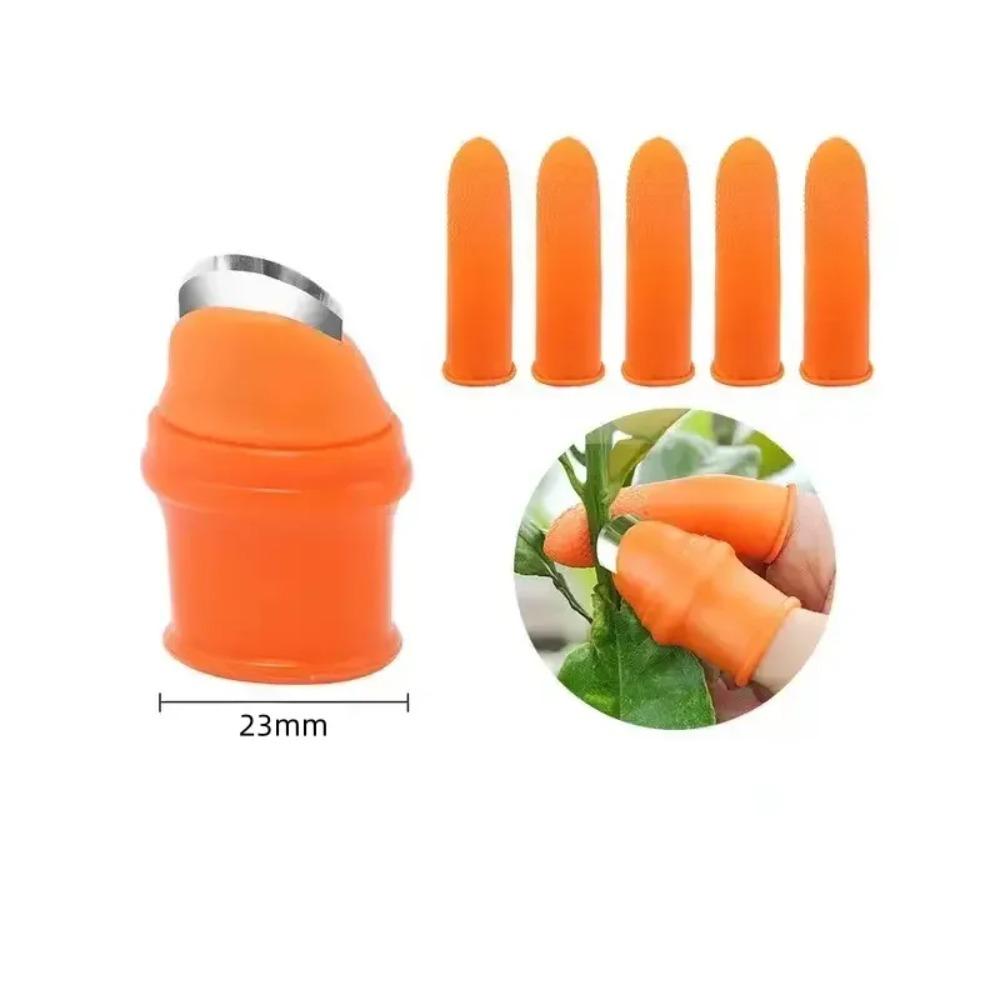Multifunctional Silicone Thumb Cutter Finger Protector Harvesting Tool Used For Gardening And Kitchen Chopping