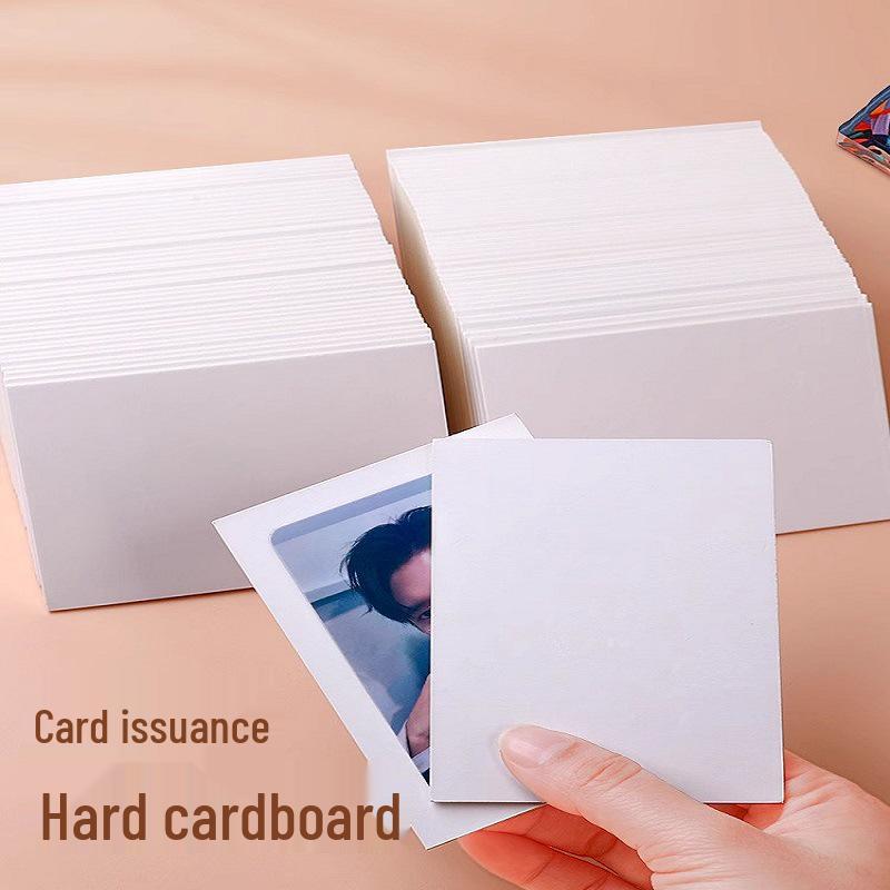 Thick White Cardboard for DIY Trading Cards & Models
