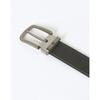 Daks Black Buckle Dd Logo Embossed Leather Belt Dbbe6f048bk