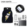 3D Printing S-Snoopies Backpacks for Girls Boys Manga School College Travel Bags Women Men Bookbag Fits 15 Inch Laptop