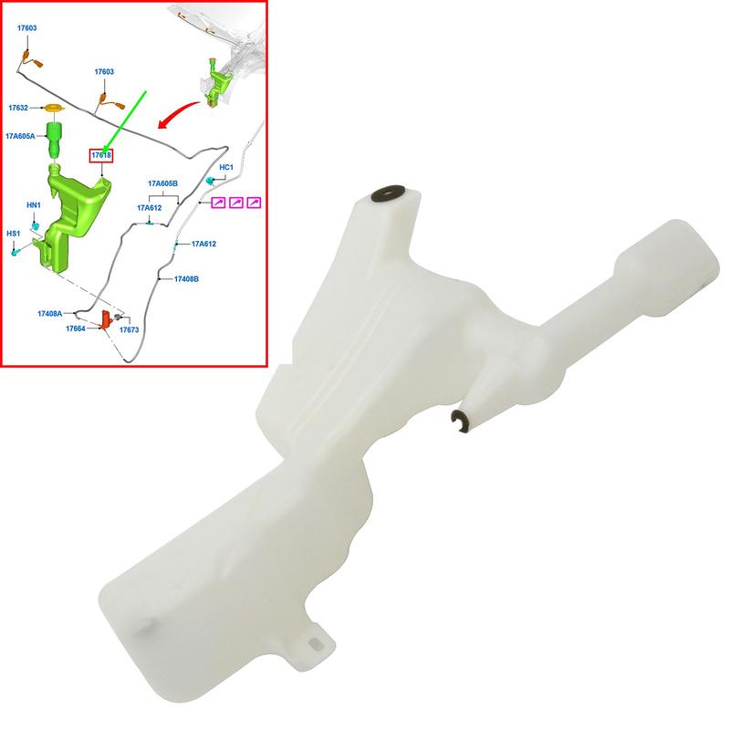 Windscreen Washer Reservoir Tank For Ford Transit Tourneo Courier 2014 2015 2016 2017 2018      ET7613K163AA