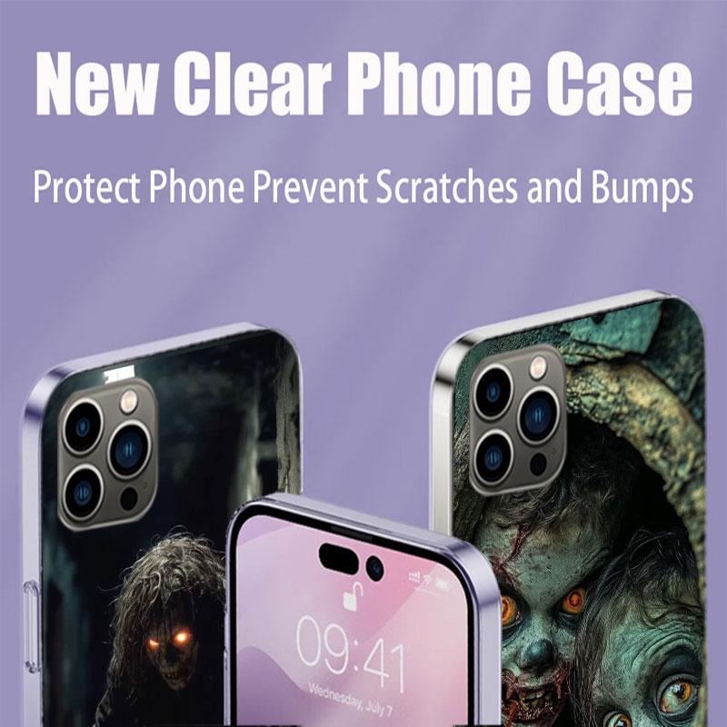 Zombie Apocalypse Phone Case For Iphone 17 Air 15 Pro 14 Plus 16 Pro Max 12 13 Mini 11 16E X XS Cover Cute Fundas