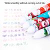 Christmas Ballpoint Pens 10-in-1 Retractable Cute Santa Snowman Pens Festive Writing Tool for Kids School Supplies Students