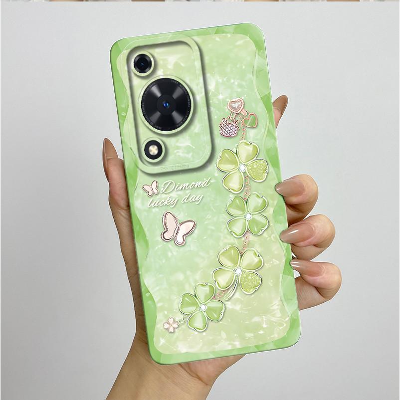 Phone Case For Huawei Nova Y72 Cases Fashion Butterfly Floral Cover For Huawei Nova Y72 NovaY72 Soft Silicone Shockproof Shell