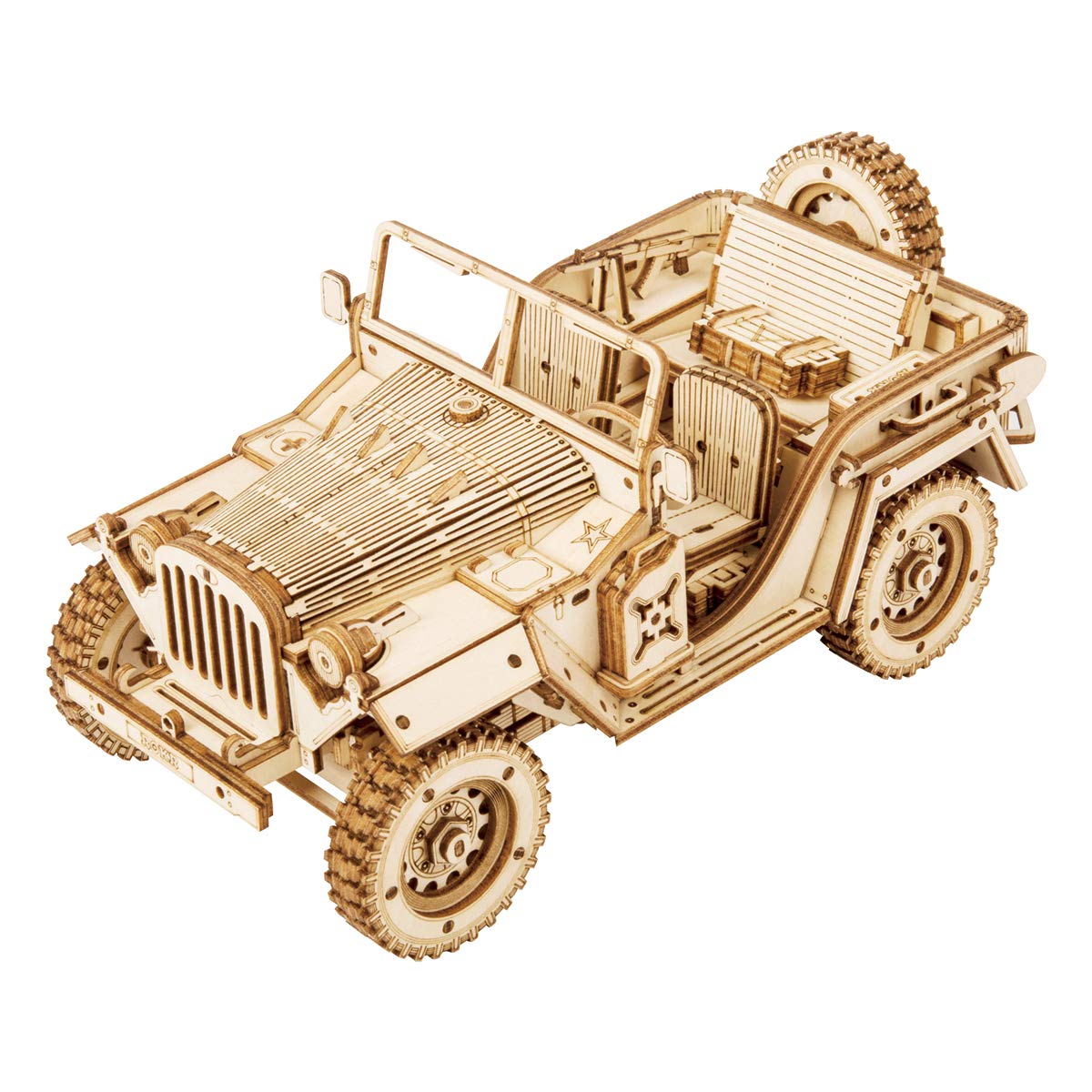 

3D Деревянный Пазл MC701 Машина с Японскими Инструкциями Tsukurundesu® Внедорожник
