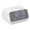 Alarm Clock Radio LED Digital Alarm Clock with FM Radio Music Temperature Humidity Display for Home