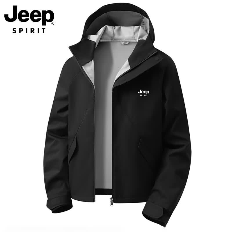 Jeep Men's Spring/Autumn Outdoor Windbreaker Jacket