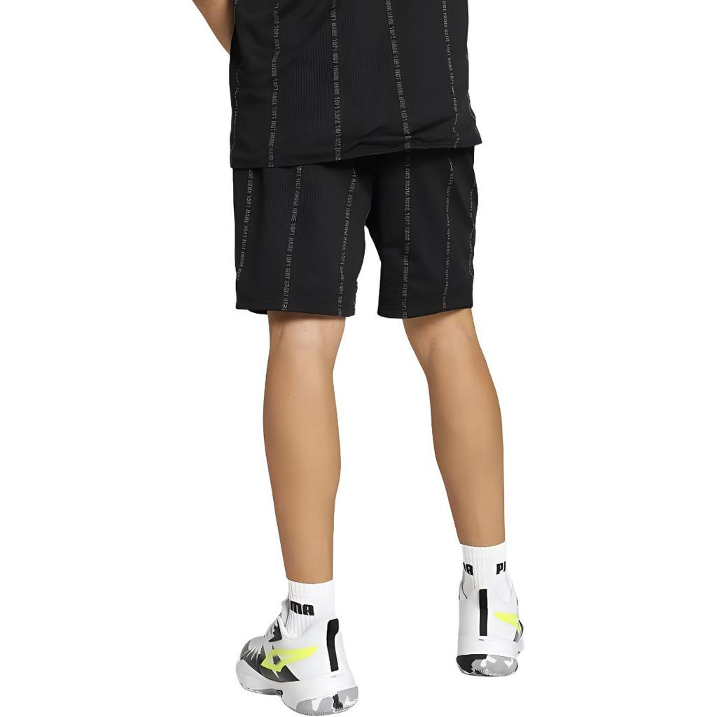 Puma Melo Alwayz On Short Breathable Mid-Waist Drawstring Casual Shorts Men Bottoms Black 625995-01