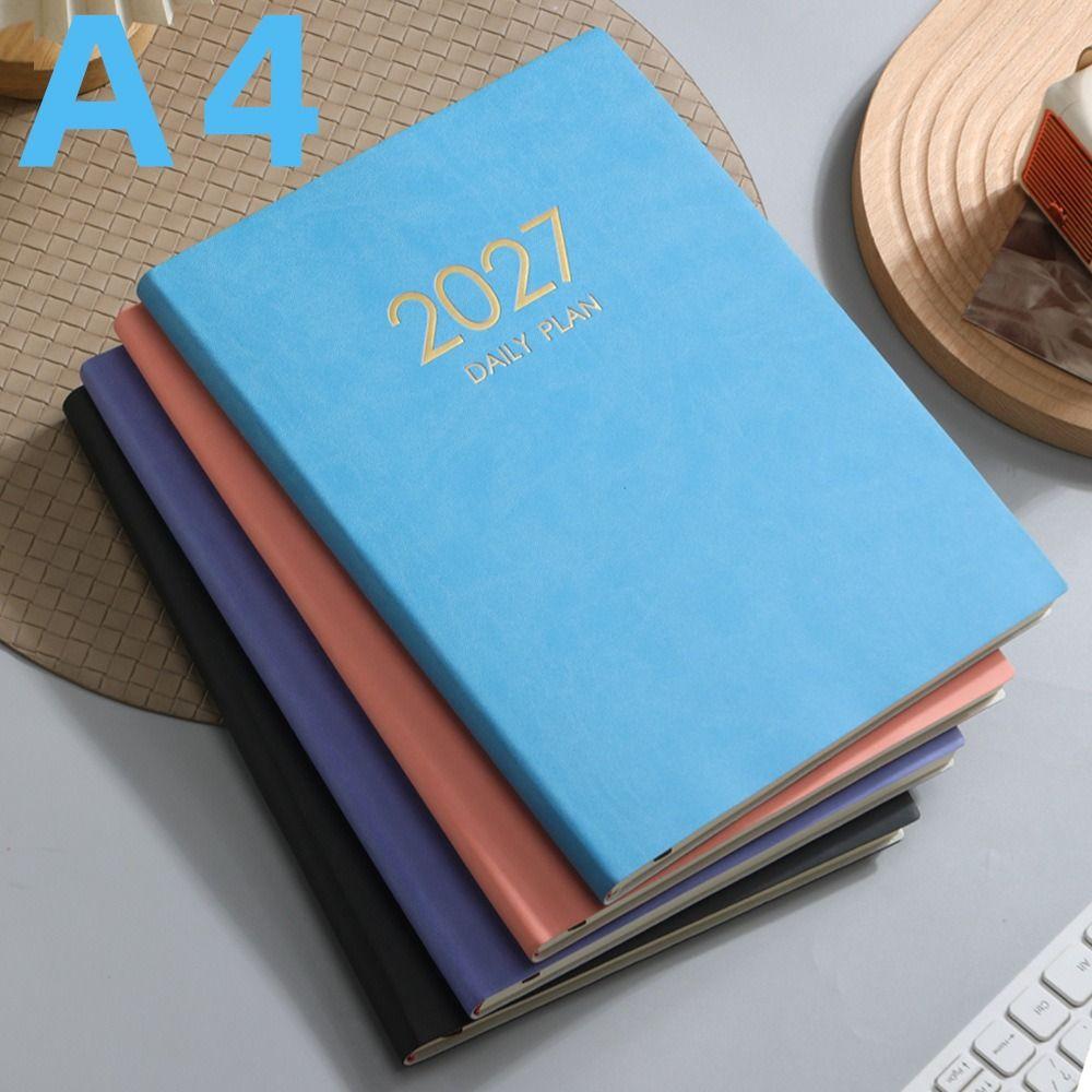 A4 2027 Daily Planner Hardcover Hardcover Planner Gifts Schedule Planner School Study