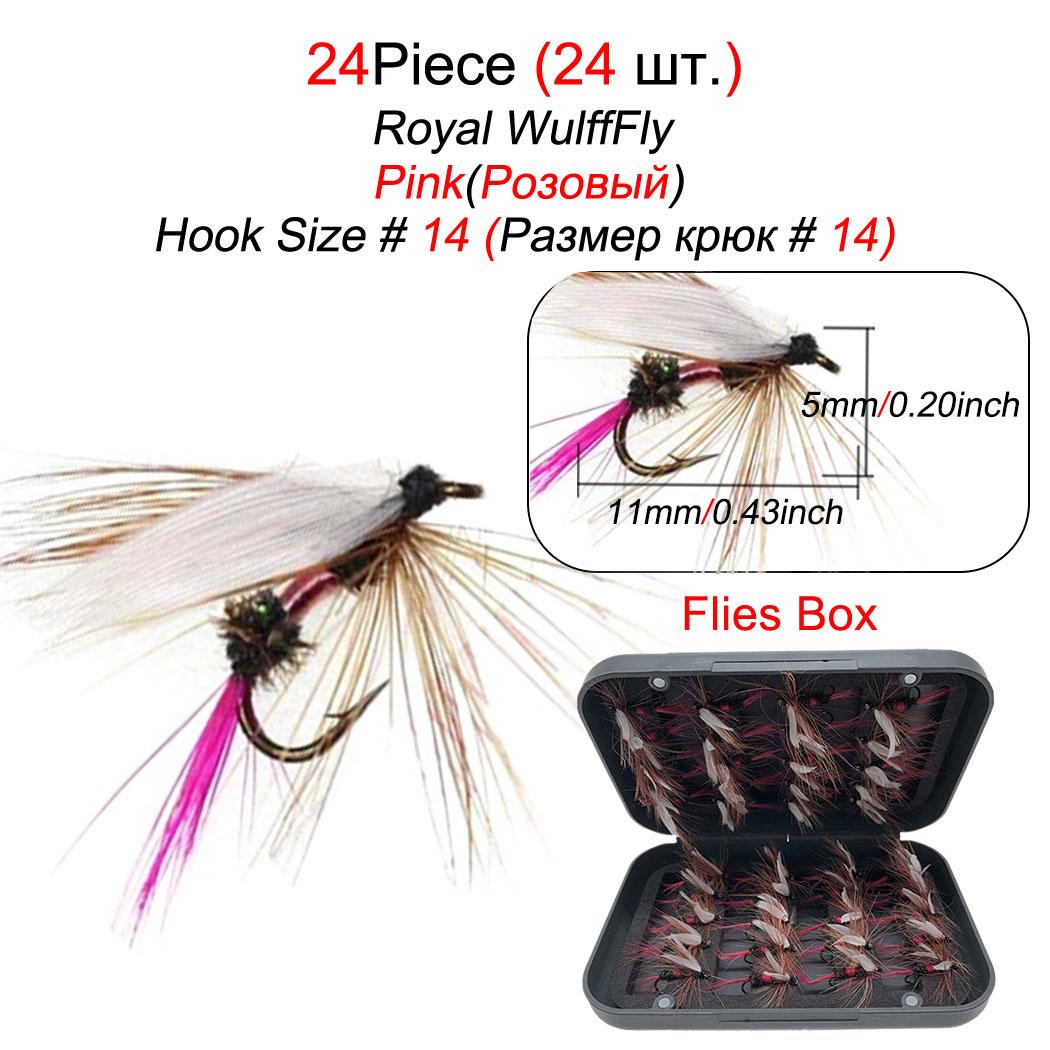 24 шт./кор. нахлыстовая приманка для ловли нимфы — фото 17