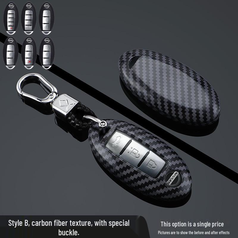 Key Covers & Buckles for Nissan Models: X-Trail, Teana, Tiida, Terra, Murano, Sylphy, Qashqai, & More.