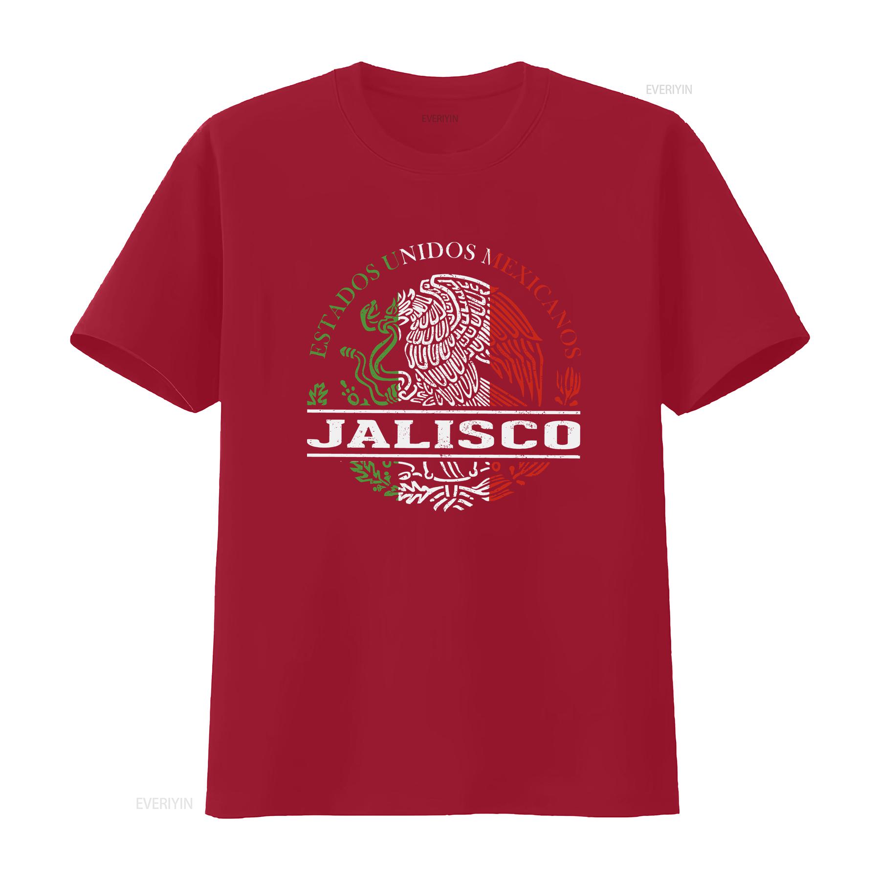 

Jalisco Mexico T Shirt Travel vintage Washed Breathable fashion Stylish Comfortable designer clothes Slightly Versatile Soft S