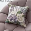 Aquarell Lila Hortensie Kissenbezüge Muster Kissenbezug Geeignet für Sofa Schlafzimmer Auto Kissenbezug
