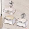 High-End Wall-Mounted Soap Dish with Strong Suction and Drainage