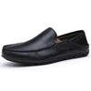 Men Leather Loafers Comfortable Slip On Shoes Breathable Lightweight Walking Shoes for Big Size 47 Casual Soft Driving Shoes