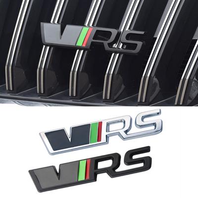 AAAJB1 1 Stück Auto-Plakette Aufkleber Buchstaben Emblem Kühlergrill Karosserie Aufkleber Für Octavia Superb Rapid Kodiaq Karoq Fabia Kamiq Vision RS