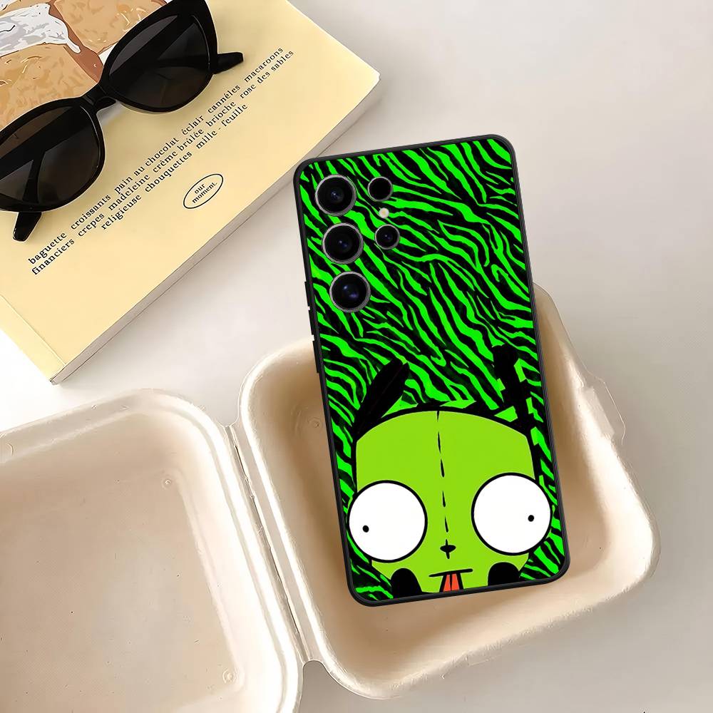 I-Invader Z-Zim Anime Case For Samsung Galaxy Case S25 S23 S22 S21 S30 S20 S10 Ultra Plus FE TPU Soft Cover