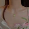 Hetian Jade & Ruyi Lock Green Bead Necklace - Retro Luxury Mother's Day Gift (2023)