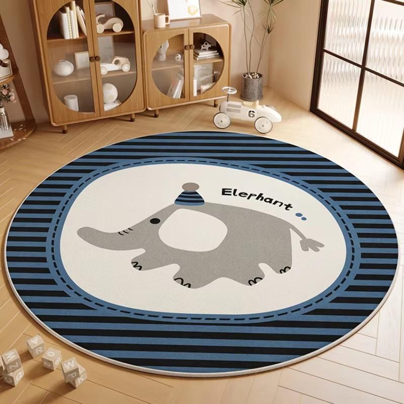 Dětský pokoj Obývací pokoj Ložnice Koberec k posteli Kulatý pokoj Bezúdržbové koberce Zvuková izolace Protiskluzový Kreslený koberec