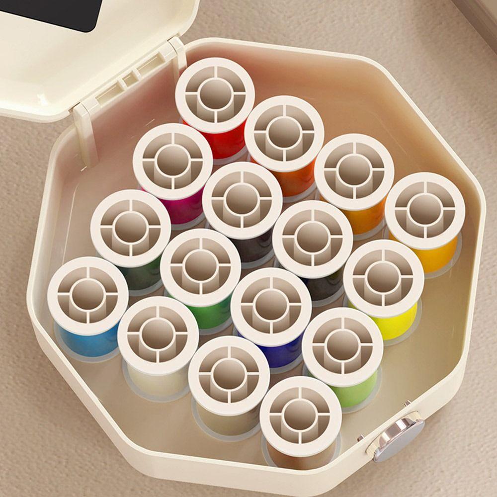Split Type Household Needle Sewing Box Magnetic Sewing Kit  for Travel&Household