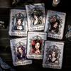 30-Piece Vintage Gothic Girl Sticker Set - Retro DIY Collages, Scrapbooks, Planners & Journals -Diverse Character Artistic Decor