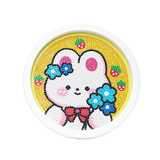 Cartoon Panda Pattern Diamond Painting DIY Kids Handmade Tiled Rabbit Round Diamond Painting