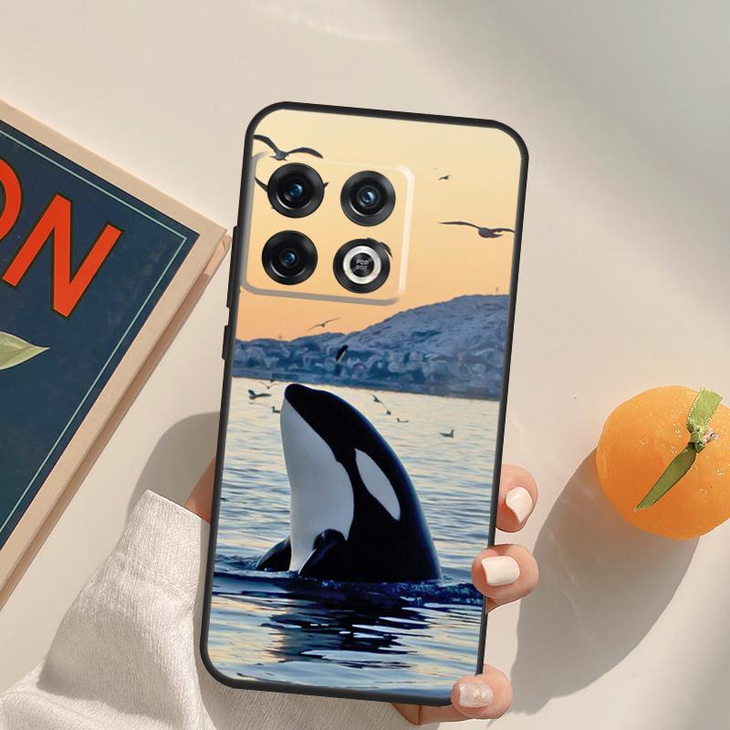Killer Whale Orca Case For OnePlus 13T 10T 10R 12R 13R 15 13 12 11 10 9 Pro Nord CE 5 2 3 4 Lite N20 N30 Cover