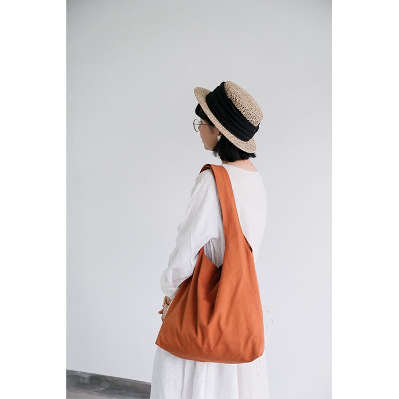 

Palemoon Монолог На одно плечо Ретро Повседневная Тканевая Сумка Light Orange/Dark stripes