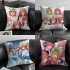 Pillow Case The Q-Quintessential Quintuplets Sofa Short Plush Double-sided HD Printing Room Home Office Gift Cushion Cover