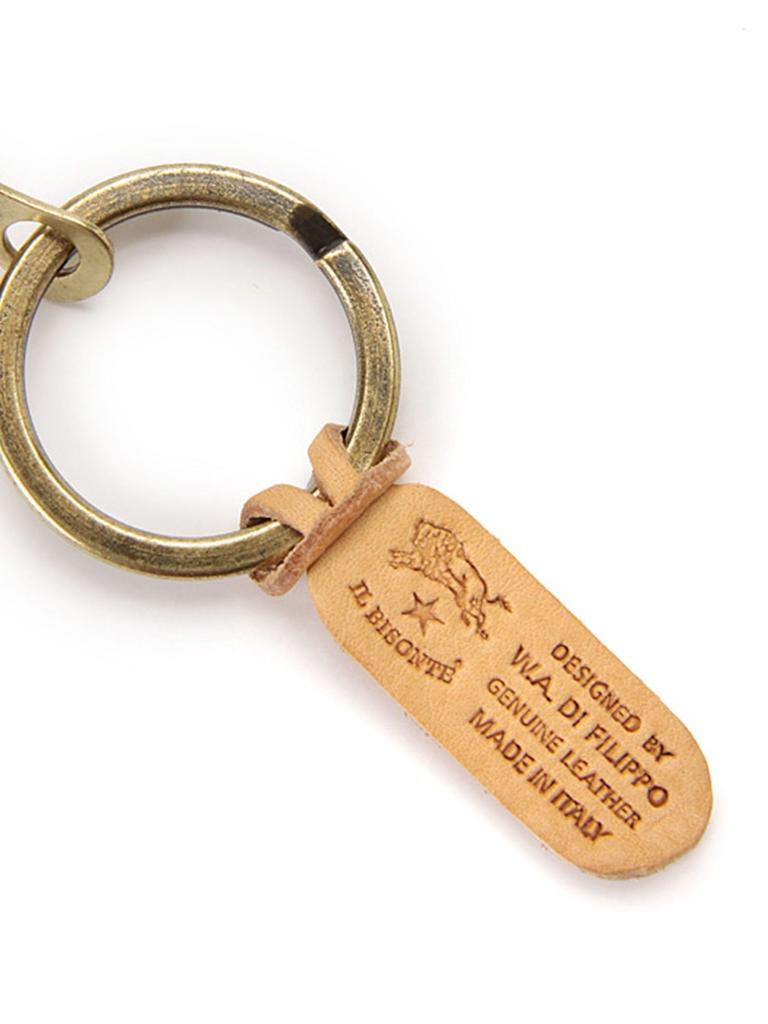 Coin Case Coin Purse Leather Genuine Leather Cowhide Unisex Olive [IL BISONTE] Women's Men's