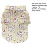 Pet Clothes with Cartoon Puppy Prints Soft Cotton-Feel with Easy Snap Closure Dog Shirt for Spring Summer