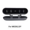 For Car 3/Y Glovebox Hub Ports Fast Charging Adapter Docking Station Spiliter