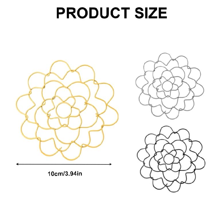Portafiori Tappo Organizer Metallo Fiore Composizione Floreale Vaso da Fiori Inserimento Forniture Organizer per Piante Fissaggio