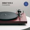 Pro-Ject Debut Carbon Evo 2 Walnut Brown Vinyl Record Player