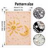 Unique 5D Framed Pearl Painting Kit with Sun and Moon Pattern Sparkling Bead Art Canvas DIY Handmade Craft for Living Room Decor