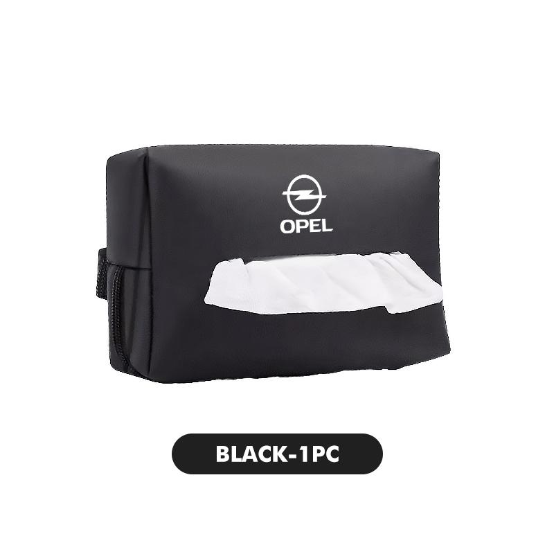 Car Tissue Box Car Seat Back Tissue Hanging Storage Bag For Opel Vectra Zafira Meriva Mokka Grandland Vivaro Antara MH8