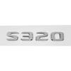 ABS Car Stickers Tail Box Letters Emblem for Mercedes Benz S55 S63 S200 S220 S250 S260 S300 S320 S350 Rear Trunk Badge Decals DY6