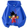 Dragon Ball Chibi Characters Kids Hoodie 100-160 Size 3-12 Years Boys Casual Sporty Children's Sweatshirt