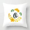 Nordic Fall Home Decor Autumn Throw Pillow Case Sofa Cushion Cover Modern  Letter