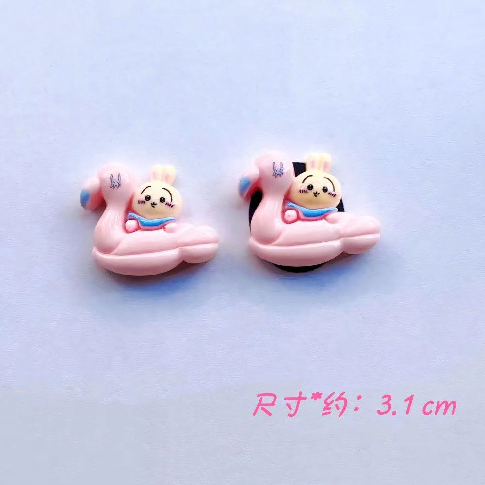 Cartoon Cute Chikawas Diy Glue Resin Jewelry Accessories Mobile Phone Case Key Hairpin Headband Accessories Hachiware USAGI