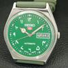 Seiko 5 AUTOMATIC 6349A VINTAGE JAPAN MENS ARABIC GREEN DIAL WATCH A701404-5 R206b-a701404