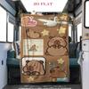 Adorable Capybara Moments Blanket Suitable for All Seasons Home Decor Christmas Gifts Digital Printing Office Rest Blanket