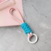 Color-Block Knotted Detachable Phone & Keychain Lanyard