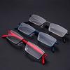 Metal Anti-Blue Light Reading Glasses Men Half Frame Prescription Eyeglasses Male Eyewear With Case +1.0 1.5 2.0 2.5 3.0 3.5 4.0